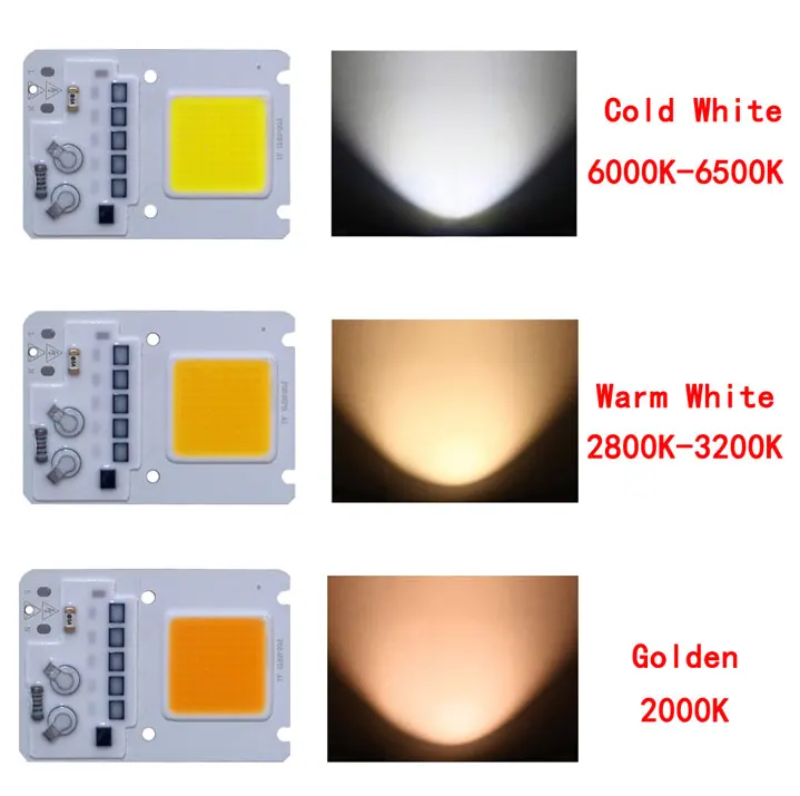 30 шт. Светодиодный модуль 20 W 30 W 50 W AC220V-240V с смарт-ic УДАРА Чип для DIY прожекторная уличная лампа светодиодный источник света Бесплатная