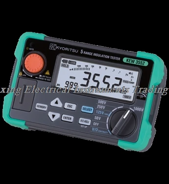Цифровые тестеры изоляции/целостности KYORITSU 3552 KEW 50 В/100 в/125 В/250 В/500 В/1000 В с
