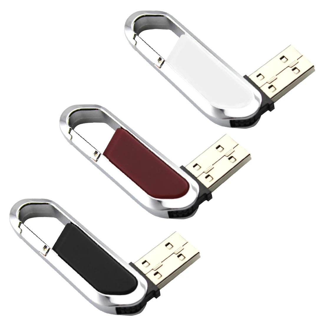 Новая мода брелок USB Flash Drive высокое Скорость мини 4G8G16G32G64G128G Металл вращения U диск