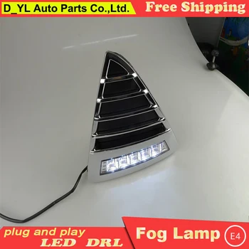 

Car styling For Ford Focus LED DRL For Focus High brightness guide LED DRL led fog lamps daytime running lights E style