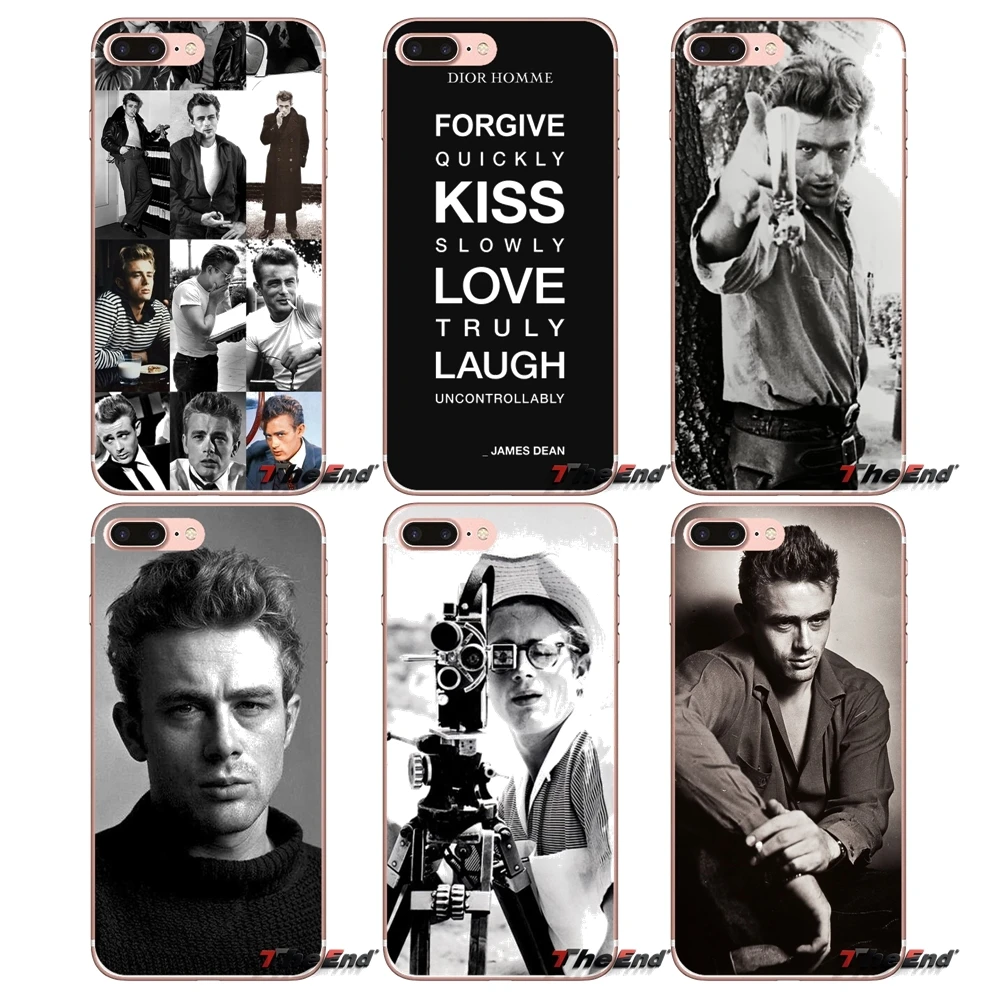 Мягкий прозрачный чехол James Dean для Xiaomi Redmi 4A 4X 3S Note 3 4 5 Pro 5A Mi3 Mi4 Mi5 Mi6 Mi A1 Max 5X 6X |