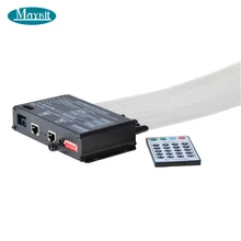 Maykit 5 Вт светодиодные мерцание света двигателя волоконно-оптических звезд потолка 200 шт. 0,75 мм 2 м волоконно-оптический хвосты 24 клавиши пульт дистанционного управления