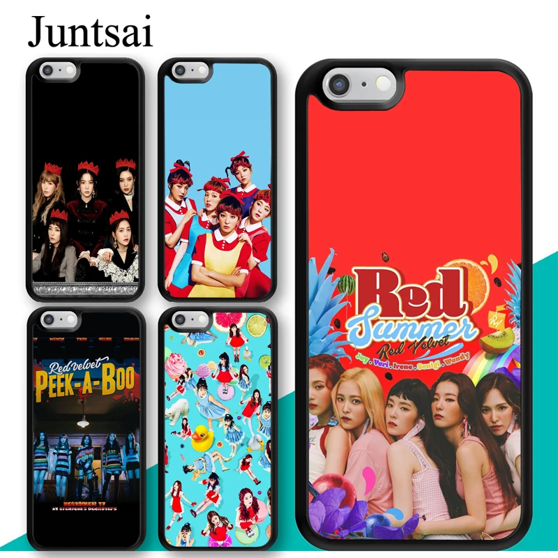 Juntsai Red Velvet Kpop Girl Group Phone Case for iphone 5