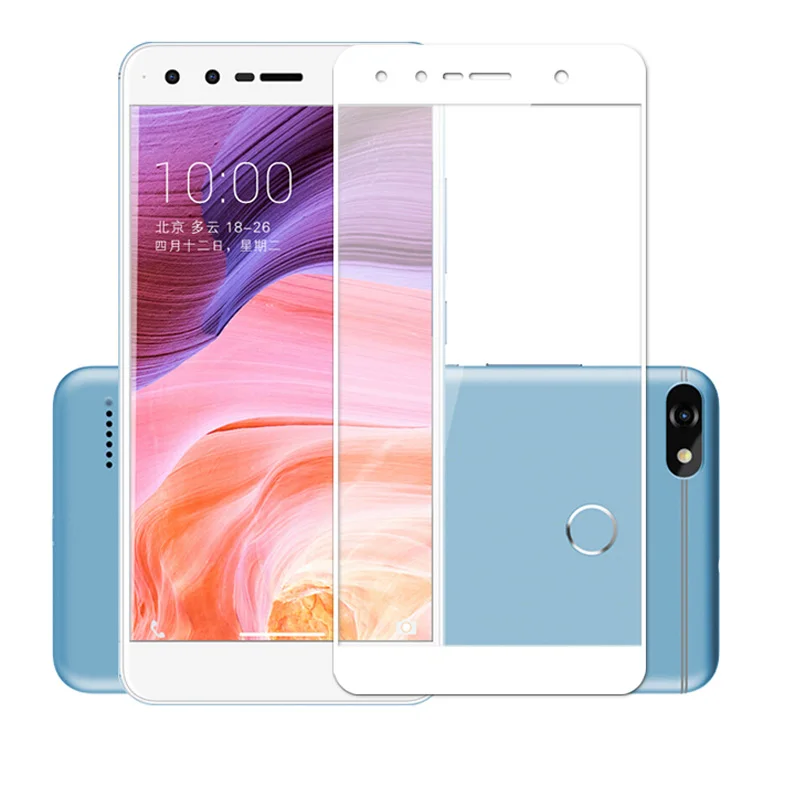 

2pcs 9H Full body Cover Screen Protector for ZTE Blade A3 A0616 Full Coverage Protective Tempered Glass for ZTE BladeA3 A0616