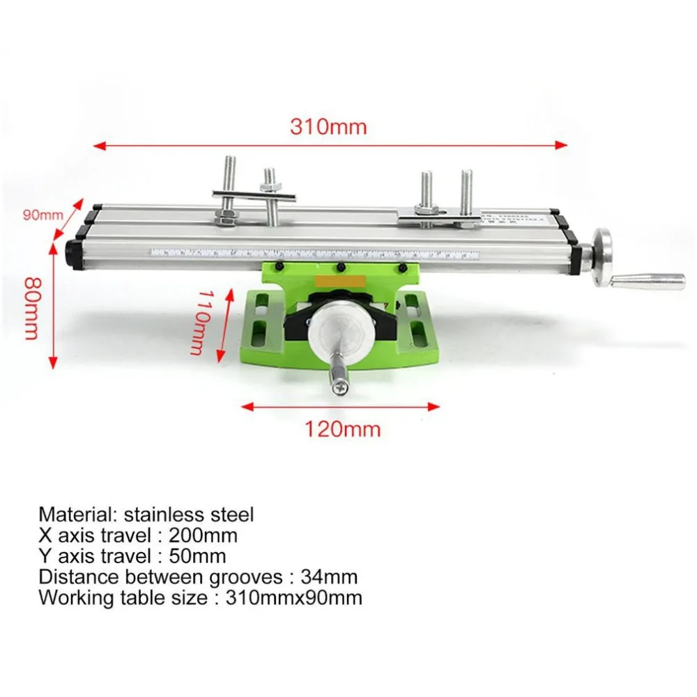 6300 Mini Precision Multifunction Worktable Bench Vise Fixture Drill Milling Machine X And Y-axis Adjustment Coordinate Table