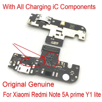 

Origianl For Xiaomi Redmi Note 5A prime Redmi Y1 lite USB charging charger port dock Board connector complete Ribbon Flex cable