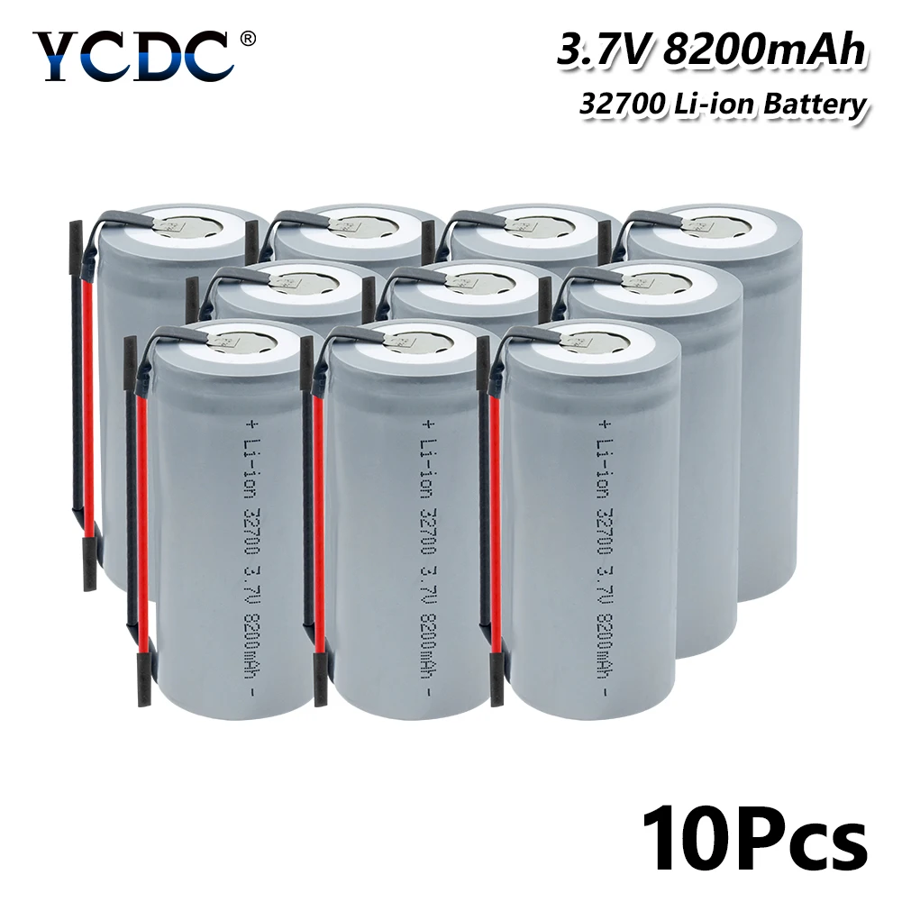 3 7 V 8200 мА/ч Перезаряжаемые 32700 литий разрядки высокий ток + DIY Linie Батарея