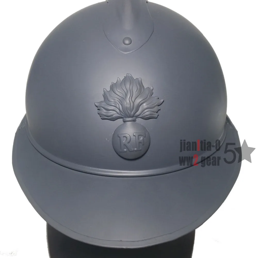 WWI WW1 French Adrian Helmet Steel Military Soldier Type M1915 M15 Infanterie/Infantry
