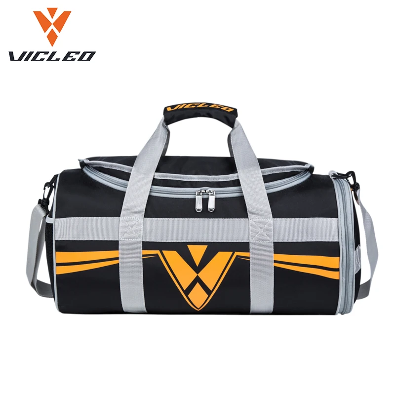 VICLEO Gym bag Men's Sports Training Bag Shoulder Luggage Drum Bag For