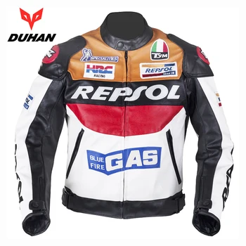 

DUHAN Motorcycle GP Leather Protective Jackets Riding Moto Racing Jackets motorbike knight Jersey protectors Motocross jacket