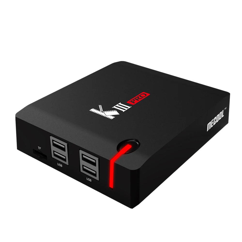 ТВ приставка MECOOL KIII PRO Amlogic S912 Android 7 1 Φ 3 ГБ 16 телевизионная поддержка Clines 2 4G/Φ Wi Fi