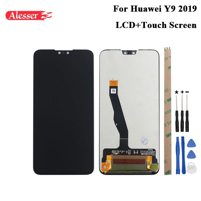 

Alesser For Huawei Y9 2019 LCD Display and Touch Screen Assembly Repair Parts +Tools For Huawei Y9 2019 JKM-LX1 JKM-LX2 JKM-LX3