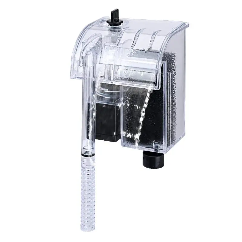 Aquarium Fish Tank Hang On Slim Filter Waterfall 3.5W 250L/H Water