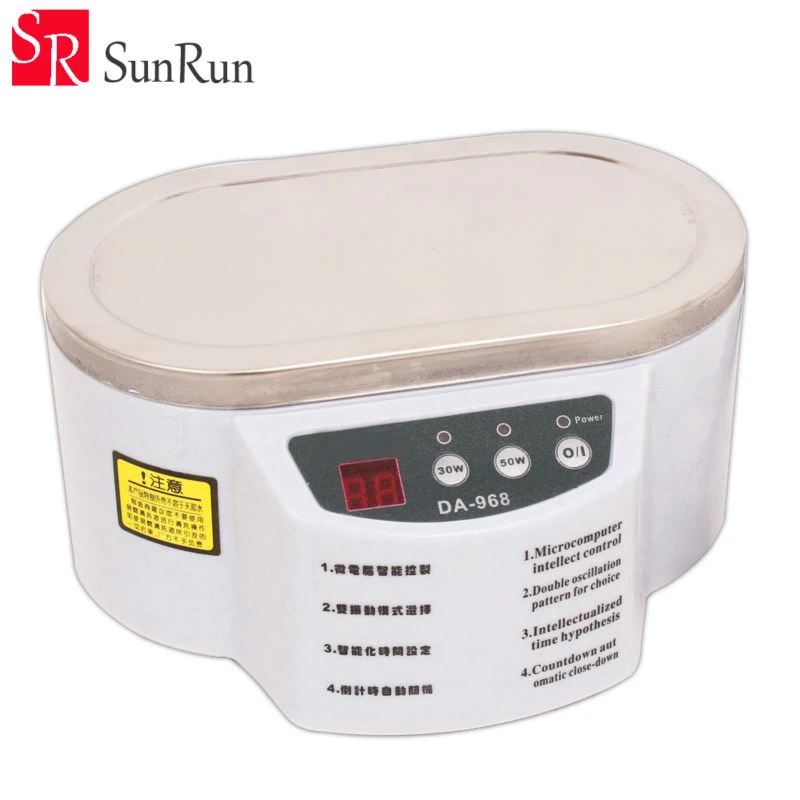 DA-968 Dual Power 220V 30W 50W Ultrasonic Cleaner With Display Stainless Steel Intelligent Cleaning | Инструменты