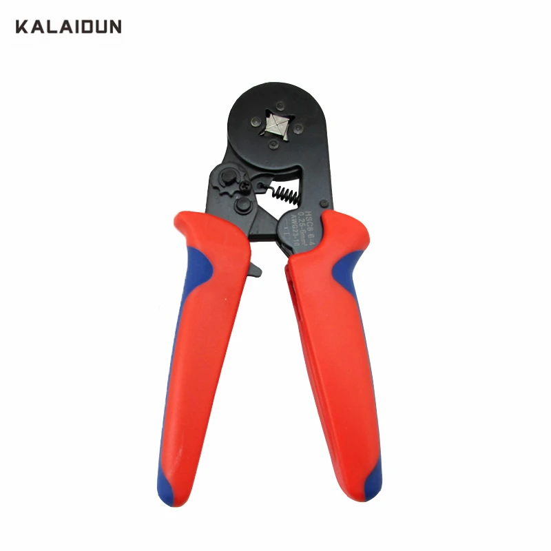 

KALAIDUN HSC8 6-4 Ratchet Type Terminal Crimping Pliers 0.25-6mm2 Self Adjustable Terminal Crimping Pliers Multi Hand Tools