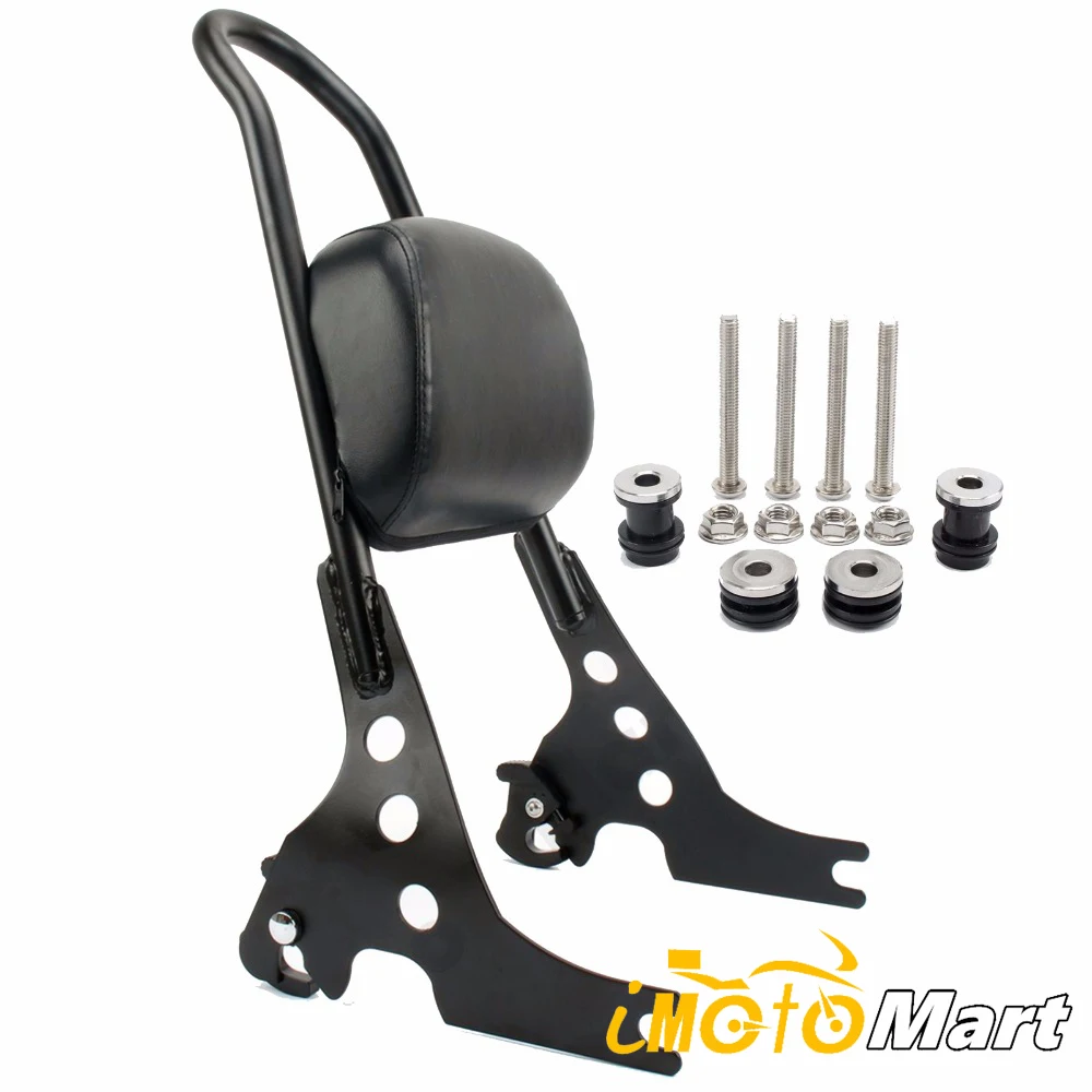 Мотоциклетная Съемная задняя пассажирская спинка подушка для подушки Sissy Bar