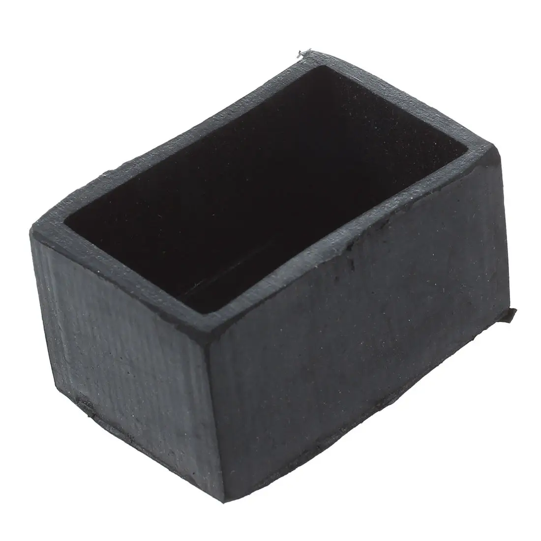 Столешница для стула черная резиновая прямоугольная 25 мм x 38 мм Защитная ножка