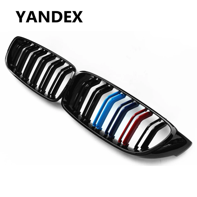 

F32 F33 M-color Front Bumper Racing Grills For BMW 4 Series F36 F80 F82 420i 428i 435i kidney grill grille mesh