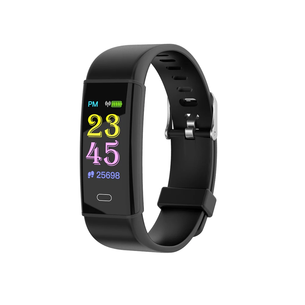 

Q02 Smart Bracelet Fitness Tracker Wristband waterproof Real-Time Heart Rate Monitor Smart band