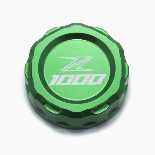 Motoo- горячая Распродажа для KAWASAKI Z1000 10-14 Аксессуары для мотоциклов задний тормоз бачок Кепки масло чашки с логотипом - Цвет: green