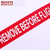 Remove Before Flight Streamer Key Chain Chaveiro Red Print Keychain Ring for Aviation Gifts Key Ring Jewelry Soft Key Fob ► Photo 2/6