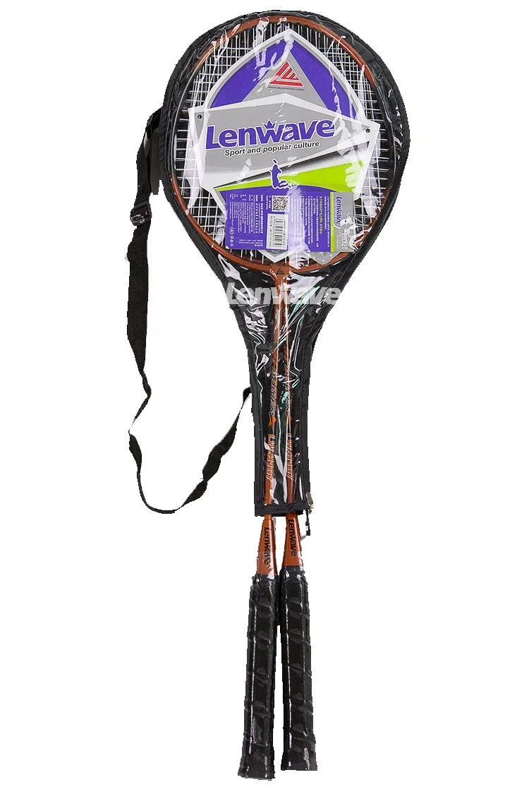 1 Pair Fast Delivery Badminton Rackets Lenwave Brand Sport Training Racket