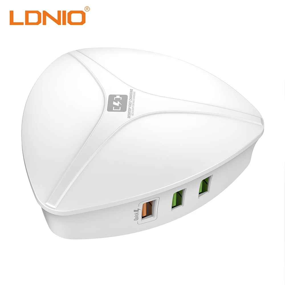 

LDNIO 6 USB Ports Desktop Charger For Mobile Phone Quick Charge 3.0 5V/1.6A EU US Plug Fast Charging Office Charger Adapter