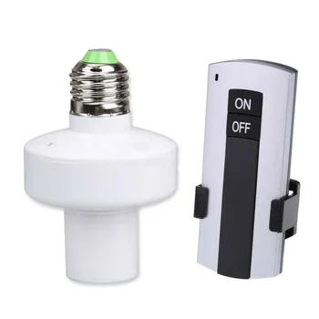 

Wireless 220v Remote Control Lamp Holder E27 Screw Lamps and Lanterns of LED Bulbs Light Remote Control Switch @8 For Dr