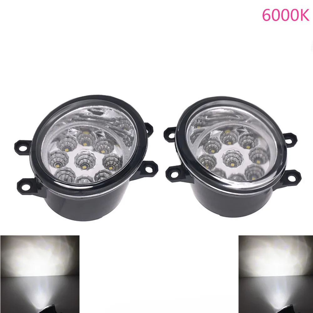 2X Противотуманные фары в сборе супер яркие противотуманные фары для Toyota Corolla Avensis Camry Ractis Verso RAV 4 2003- галогенные светодиодные противотуманные фары