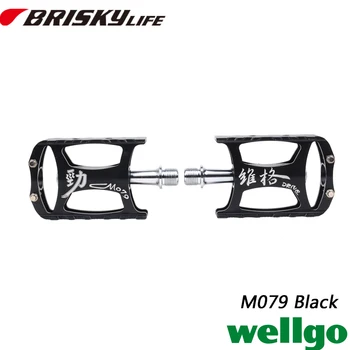 

Wellgo bike pedal Free shipping high quality mountain bike alloy pedals M079