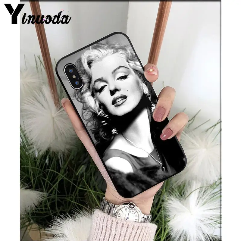 Yinuoda مارلين مونرو نمط TPU لينة هاتف محمول حالة ل أبل فون 8 7 6 6 S زائد X XS ماكس 5 5 S SE XR الهواتف المحمولة Yinuoda مارلين مونرو نمط TPU لينة هاتف محمول حالة ل أبل فون 8 7 6 6 S زائد X XS ماكس 5 5 S SE XR الهواتف المحمولة