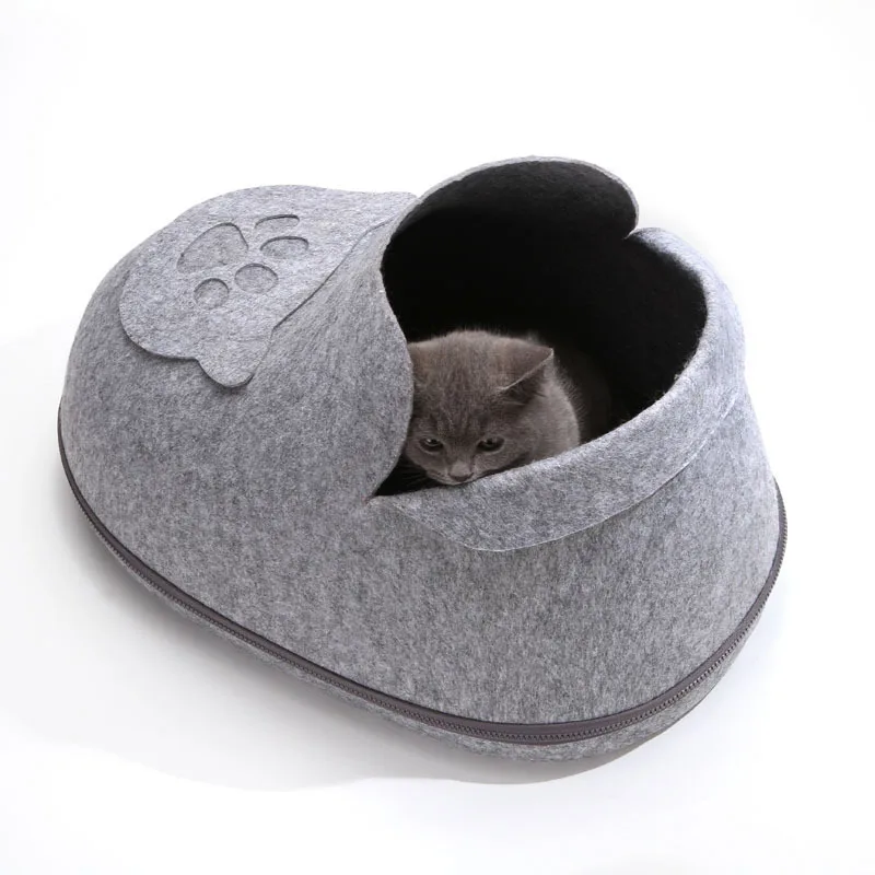 

Shoe Shaped Cat Bed Detachable Princess Cat House Bed Pet House Cozy Nest Home Warm Dog House Sofas Cat Sleeping Beds