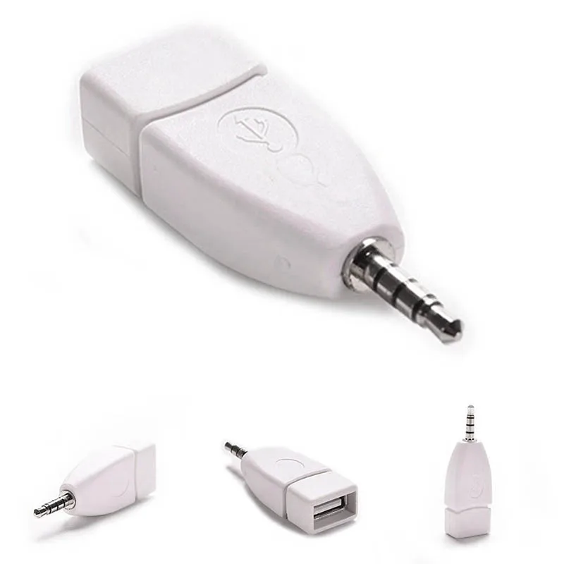 

Converter Adapter USB 2.0 Female to 3.5mm Male AUX Audio Durable Car Plug Jack DXY88
