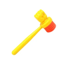 15 см, детский свисток, обучающий, для малышей, для детей, с ручкой, пластиковый, прочный, встроенный свисток, игрушки для малышей, молоток, шумогенератор