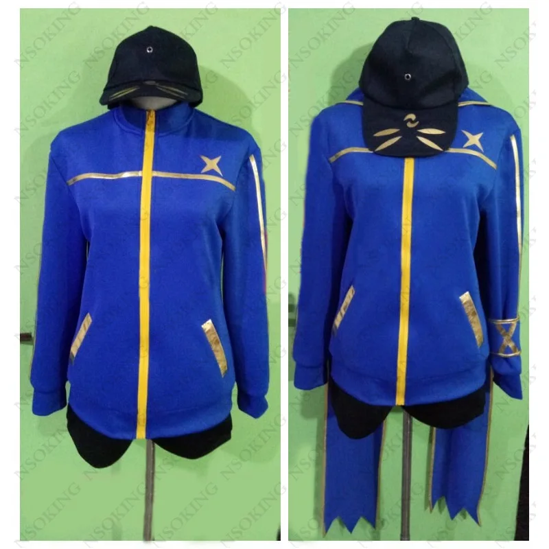 FGO Fate Grand Order Mordred Hoodie Cosplay Shirt Sweater Half Sleeve Top Coat
