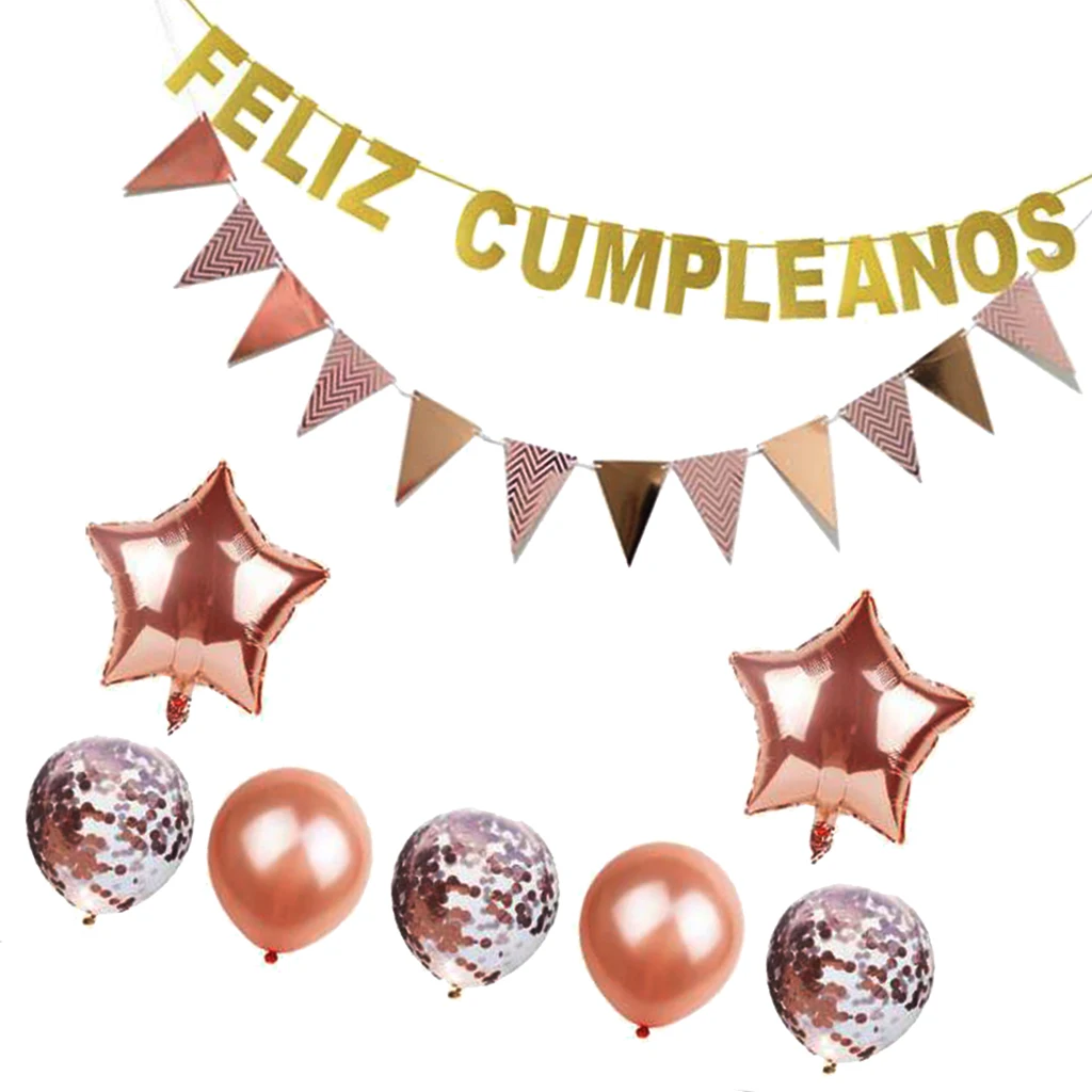 Donut Birthday Party Decorations Kit Donut Grow Up Banner Latex Confetti Balloons