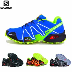 Salomon Скорость Крест 3 CS для мужчин Спорт на открытом воздухе дышащие спортивная обувь Air амортизацию мужской zapatillas Hombre кроссовки 17 Цвета