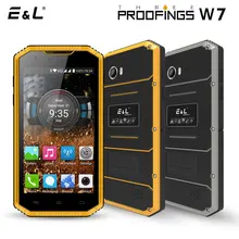 E&L W7 5.0 Inch Smartphone Android 6.0 4G 1GB RAM+16GB ROM Waterproof Shockproof Mobile Phone Ip68 Dual Sim Unlocked Cell Phones