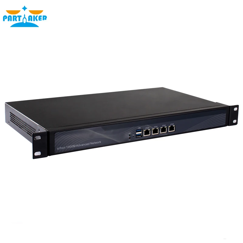 Partaker R18 маршрутизатор Mikrotik с J1900 4 Ethernet IU шкаф Гб Ram 64 SSD|Сетевой экран и VPN| |