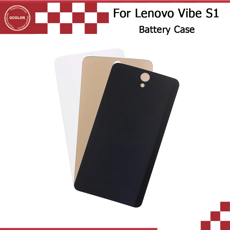 ocolor Gold White Black For Lenovo Vibe S1A40 Battery Back Cover Housing Rear Replacement Glass |