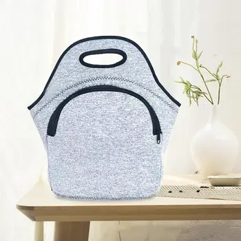 

Outdoor Picnic Thermal Insulated Cooler Bento Storage Zipper Tote Lunch Bag