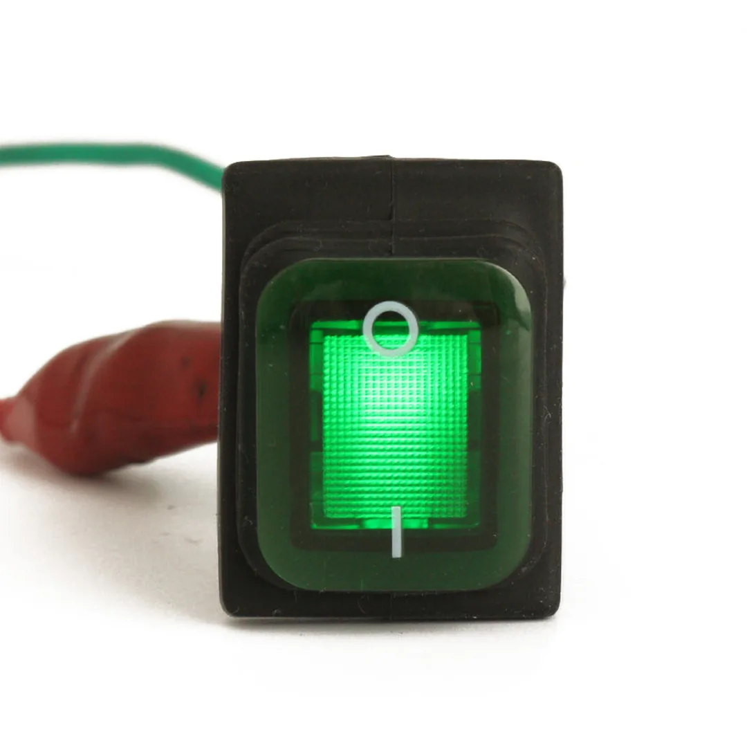 1pcs Waterproof Car Boat Marine On-Off 4 Pin LED Rocker Toggle Switch Momentary