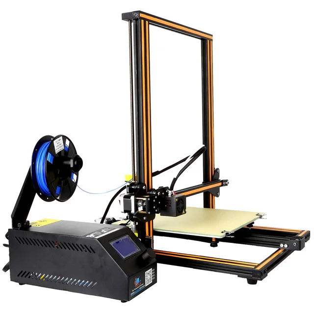 Best Price Creality 3d Cr-10 300* 300*400mm Large Size Desktop 3D DIY Printer LCD Screen Display with SD Card Off-line Printing Function