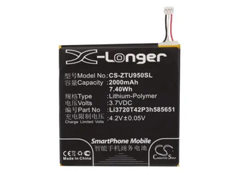 

Cameron Sino 2000mAh Battery Li3720T42P3h585651 for ZTE Blade Super, Grand X Pro, N880G, U950, U960S3, V955