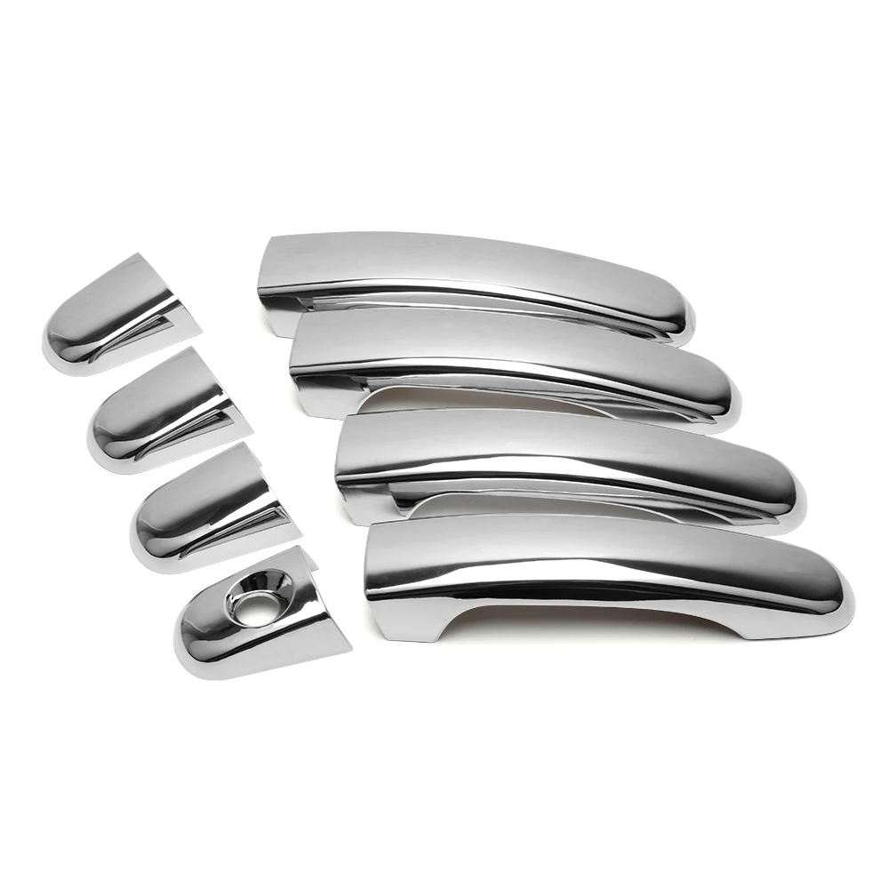 ARMSKY 4pcs/set Chrome Plated Door Handle Cover without Passenger