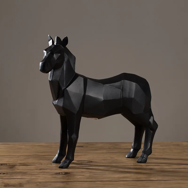  Nordic Creative Battle Steed Crafts Home Living Room Bedroom Wine Cabinet Sample Room Decoration Or - 33055805723