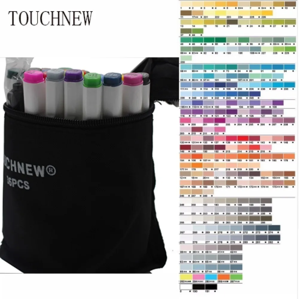 

alcohol double oily mark pen touch new generation upgrade 40/72 color students hand-painted drawings TOUCHNEW