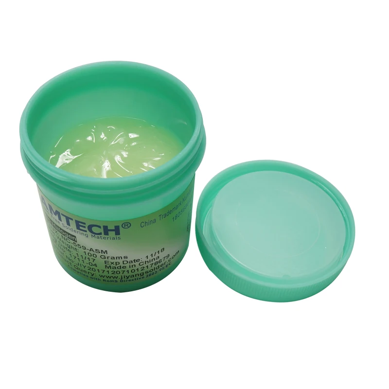 Lead Free Solder Flux Paste AMTECH NC 559 ASM 100g For SMT BGA
