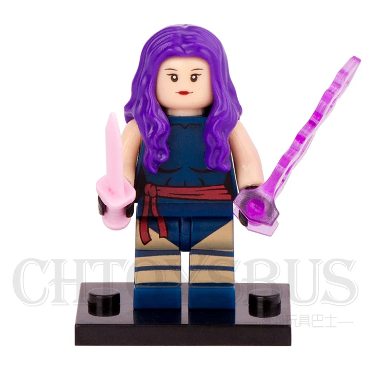 

Single Sale Psylocke Betsy Braddock X-MEN SUPER HEROES THE AVENGERS minifig Model DIY Building Blocks Bricks Kids Toys Gift