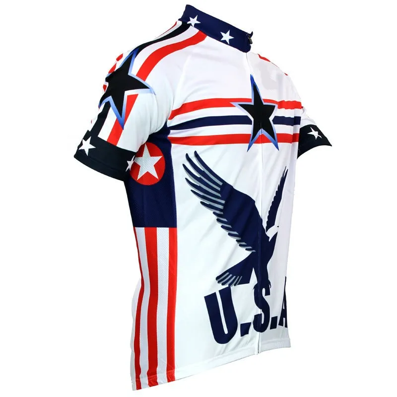 New-Men-s-Cycling-Jersey-Comfortable-Bike-Bicycle-Shirt-USA-Bald-Eagle-White-Alien-SportsWear-cycling (2)